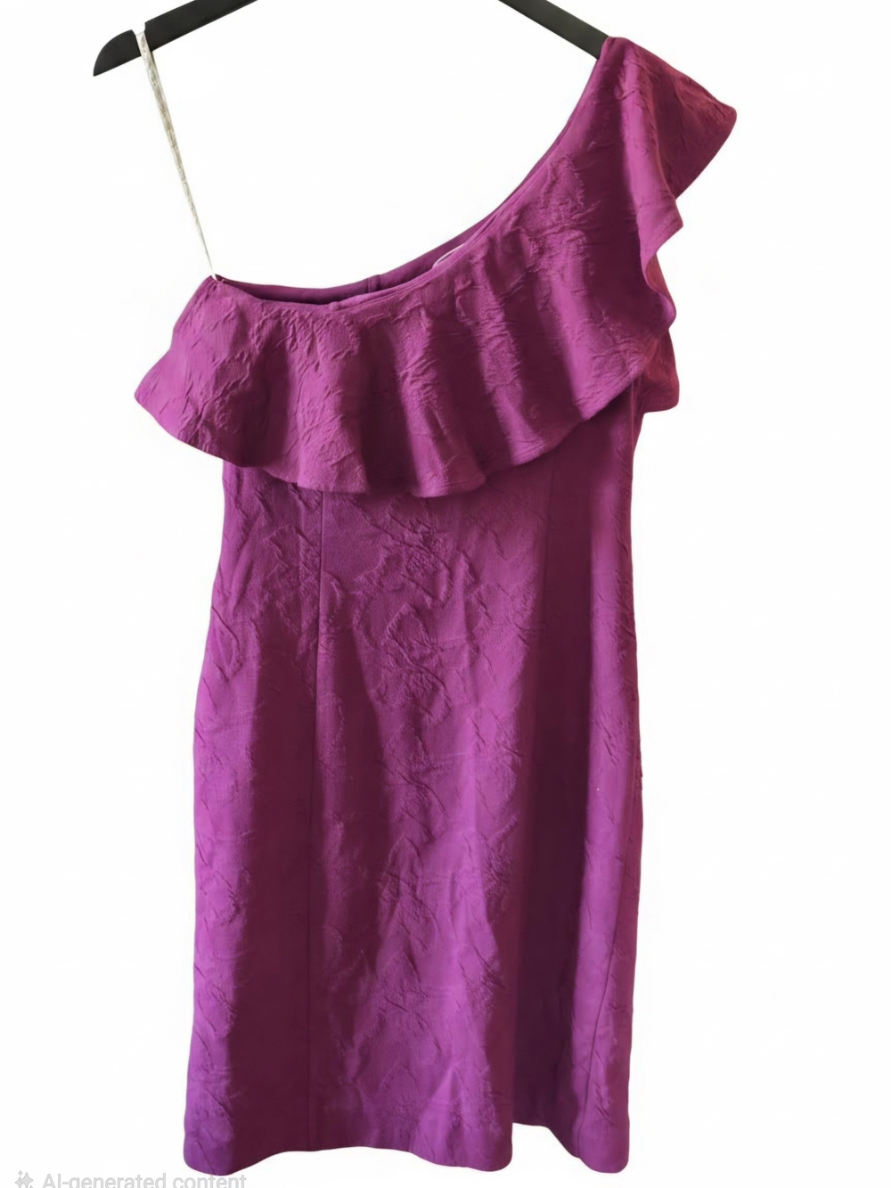NWT Lilly Pulitzer One-Shoulder Ruffle Dress in Fuchsia